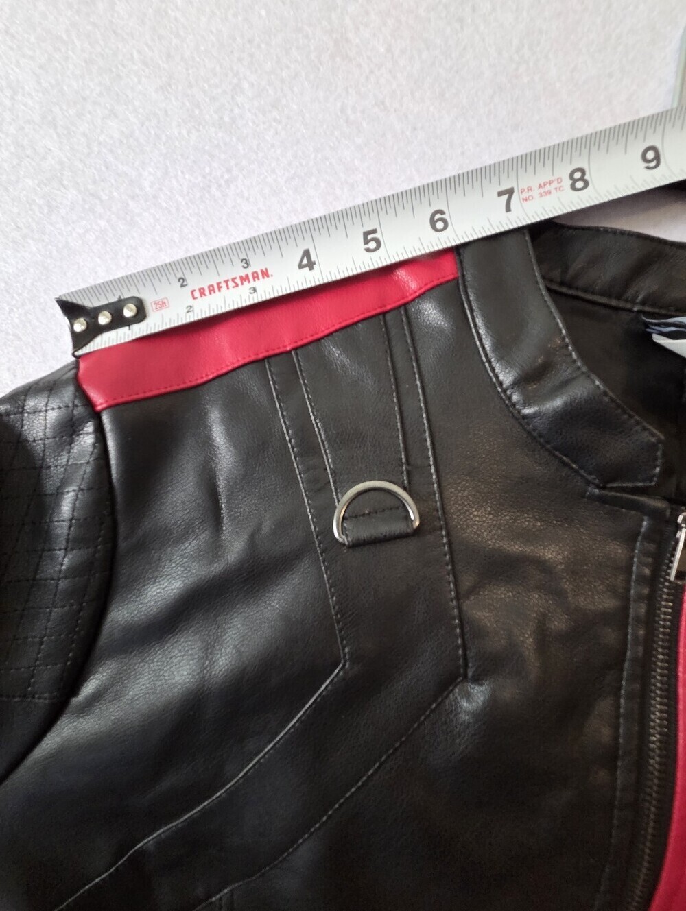DC Comics (Unisex) Suicide Squad Harley Quinn Live Fast Die Clown Leather Jacket - Picture 15 of 17